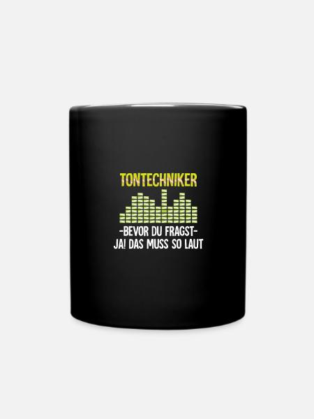 Tontechniker I Veranstaltungstechnik - Tasse einfarbig - Schwarz