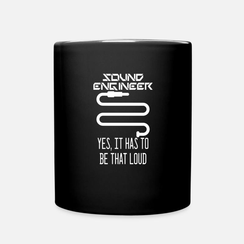Sound engineer I sound engineer - Full Colour Mug - black