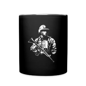 Soldier - Full Colour Mug - black - Front