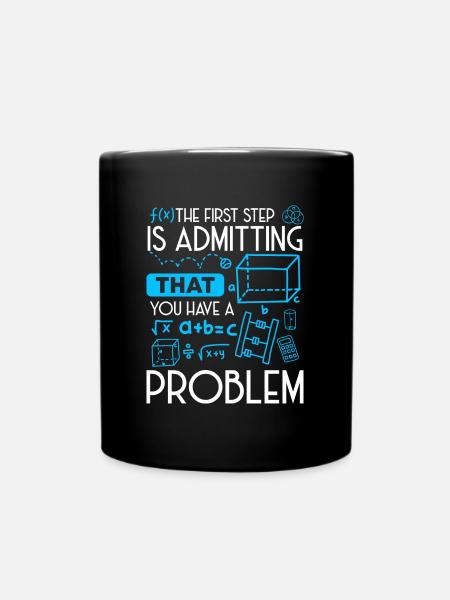 Problem Lustig Das geringere Übel - Tasse einfarbig - Schwarz