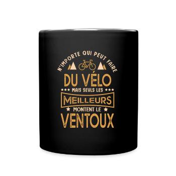 vélo meilleurs montent le ventoux cycliste velo - Mug uni - noir - Devant