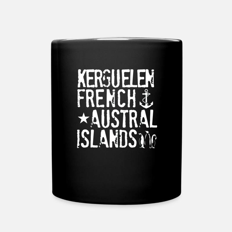 Kerguelen French Austral Islands - Mug uni - noir