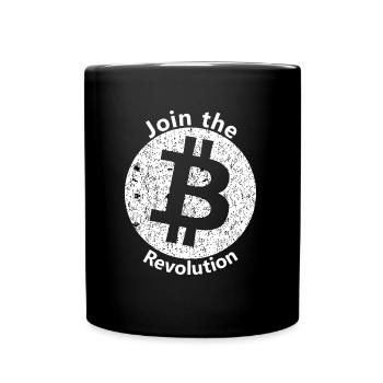 La révolution Bitcoin - Mug uni - noir - Devant