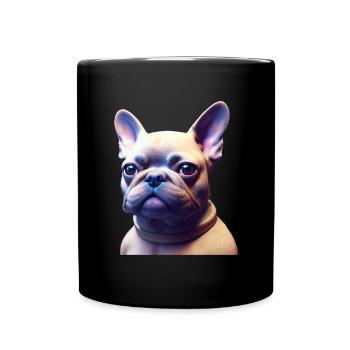 Français Bouledogue - Mug uni - noir - Devant