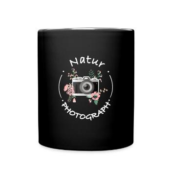 Fotografen Fotografin Kamera Natur Design - Tasse einfarbig - Schwarz - Vorne