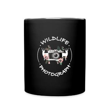 Natur Fotografie Kamera Fotograf Wald Design - Tasse einfarbig - Schwarz - Vorne