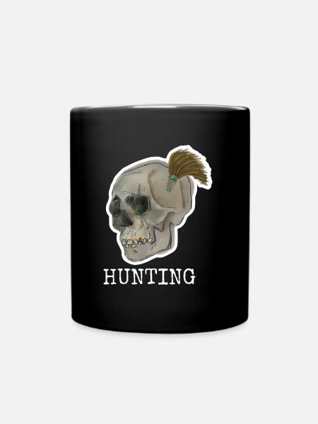 Hunting - Tasse einfarbig - Schwarz