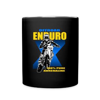 Enduro Tout-terrain - Mug uni - noir - Devant