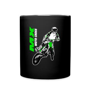 Moto Cross - Motocross - Supercross - Mug uni - noir - Devant
