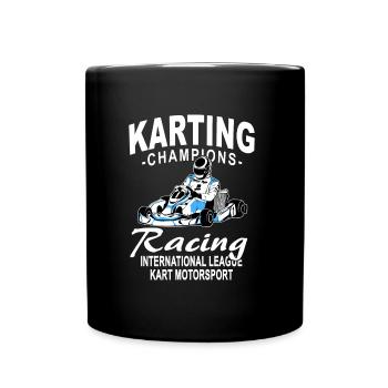 GoKart - Karting - Kart - Go Kart - Full Colour Mug - black - Front