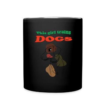 Citations sur le dressage de chiens mignons pour - Mug uni - noir - Devant