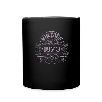 Vintage 1973 Birthday Vintage - Full Colour Mug - black - Front