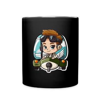 Fly High - Full Colour Mug - black - Front