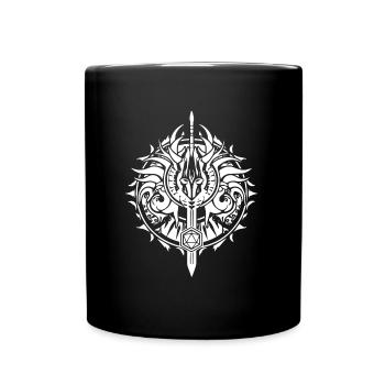 RPG logo cercle des sorts - Mug uni - noir - Devant
