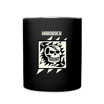 Hardrock - Skull Face - Tasse einfarbig - Schwarz - Vorne