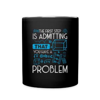 Problèmes, dictons, sarcasmes - Mug uni - noir - Devant
