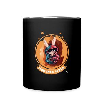 Rabbit Bunny Bunny Lunettes de soleil drôles - Mug uni - noir - Devant