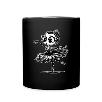 Black Swan Ballerina - Mug uni - noir - Devant