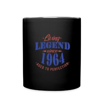 Living legend since 1964 Birthday - Full Colour Mug - black - Front