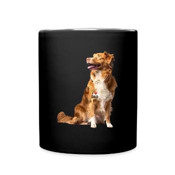 Nouvelle-Écosse Duck Tolling Retriever Papa - Mug uni - noir - Devant