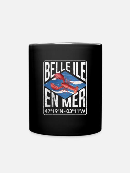 Belle ile en mer lobster - Mug uni - noir