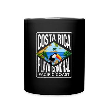 Costa Rica playa conchal - Full Colour Mug - black - Front