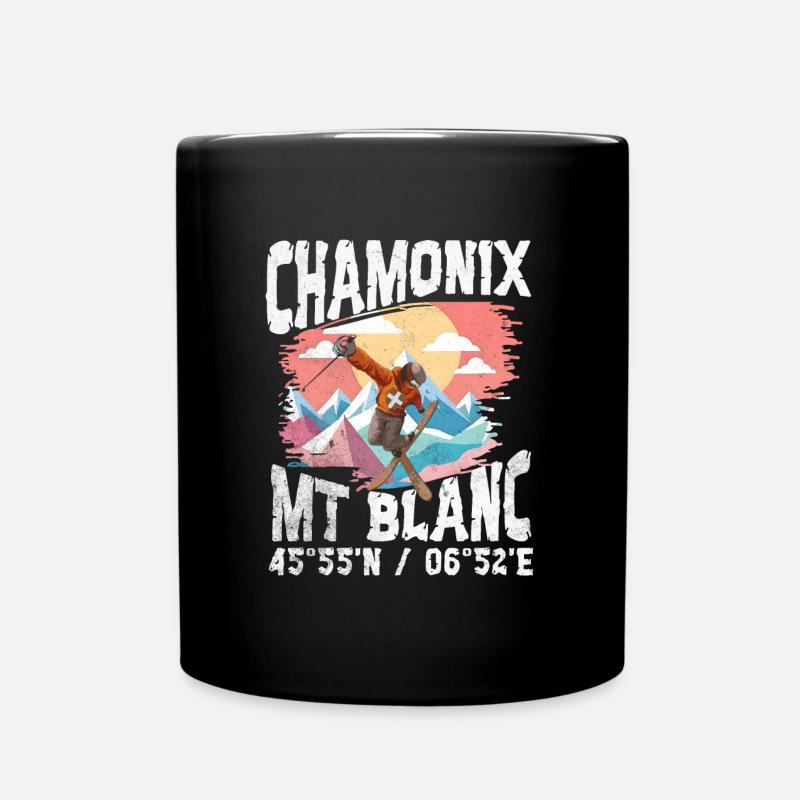 Chamonix Freestyle - Tasse einfarbig - Schwarz