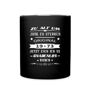 Original 1973 - Tasse einfarbig - Schwarz - Vorne