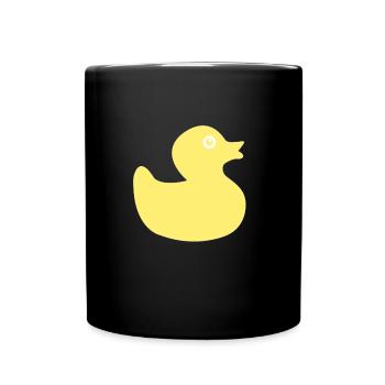 rubber duck - Full Colour Mug - black - Front
