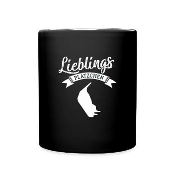 Biscuits préférés Amrum - Mug uni - noir - Devant