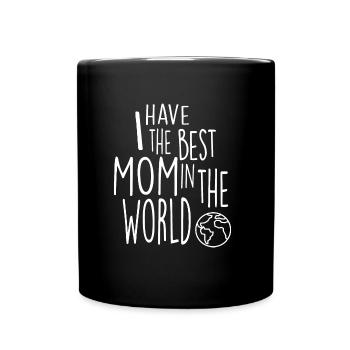 Mère, cadeau de fête des mères - Mug uni - noir - Devant