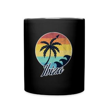 Ibiza - Mug uni - noir - Devant