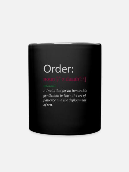 John Bercow Order Definition Brexit saying funny - Full Colour Mug - black