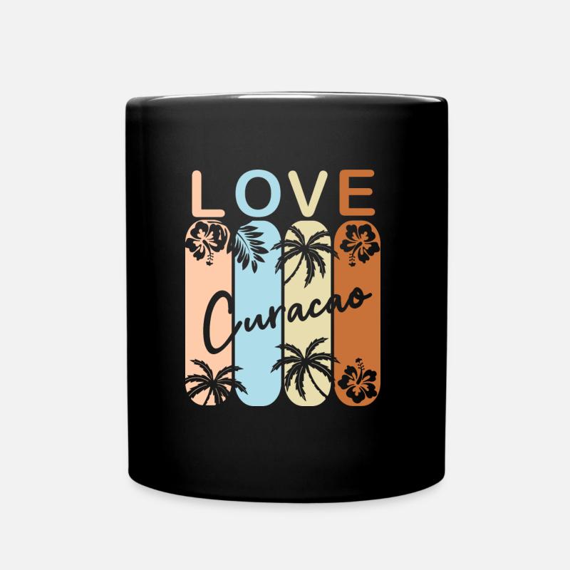 Curacao - Tasse einfarbig - Schwarz