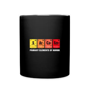 Sarcasme de chimie drôle cadeau cool cadeau - Mug uni - noir - Devant