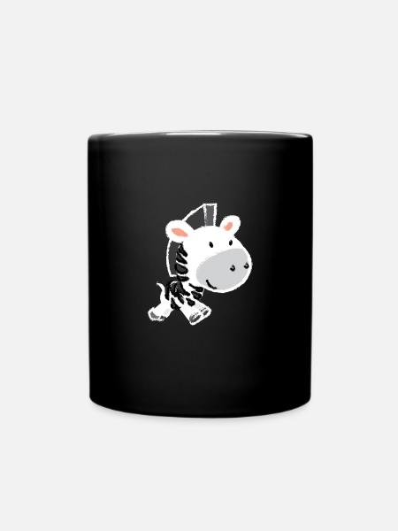 Zèbre - Mug uni - noir