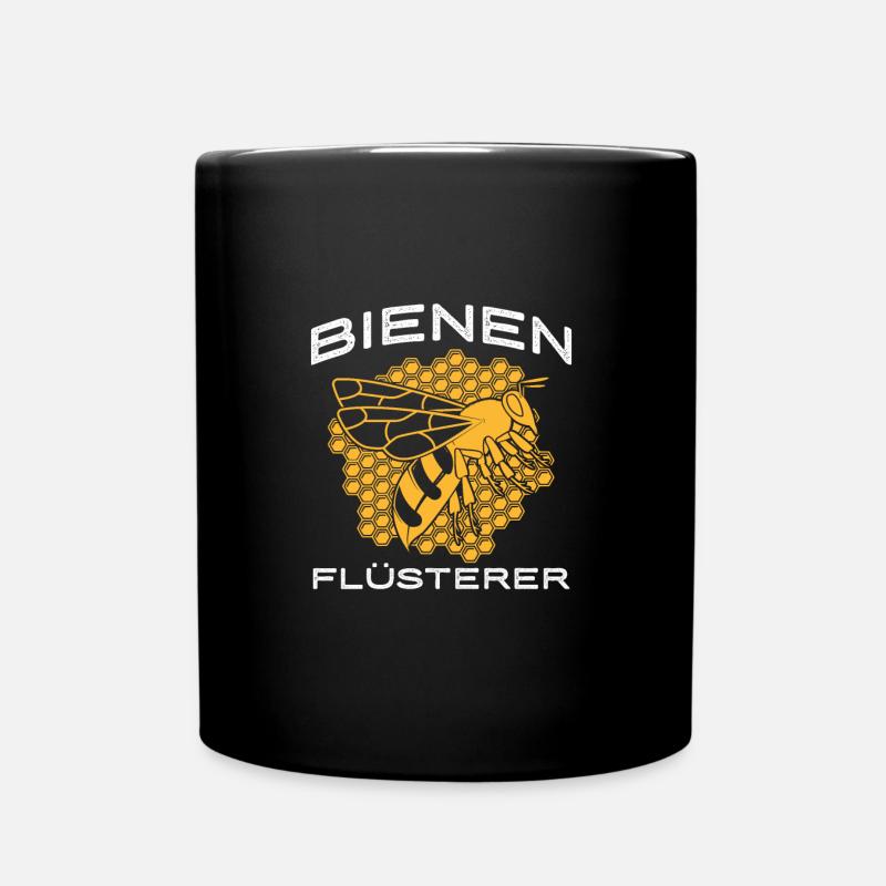 Bienen Flüsterer - Imker - Tasse einfarbig - Schwarz