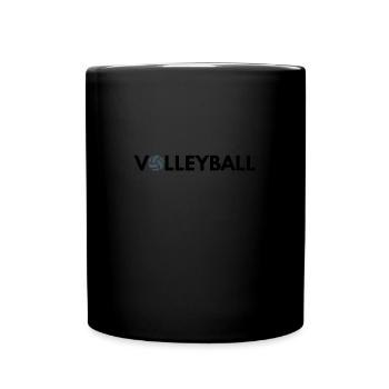 My favorite sport volleyball - Full Colour Mug - black - Front