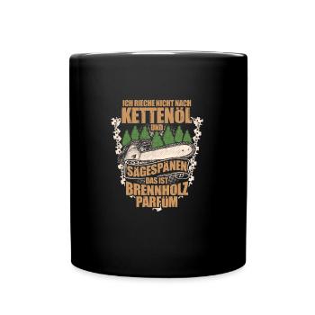 Brennholz Parfüm - Holz - Tasse einfarbig - Schwarz - Vorne
