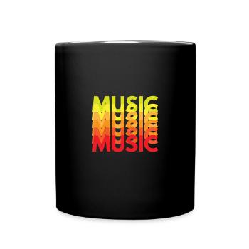 Music music music - Full Colour Mug - black - Front