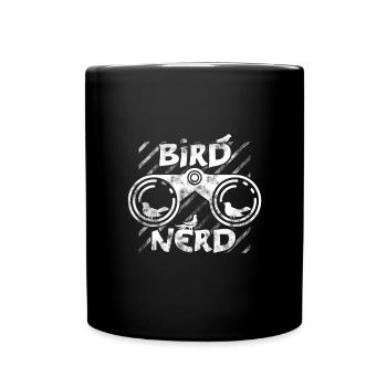 Bird nerd gift bird watcher birds bird - Full Colour Mug - black - Front