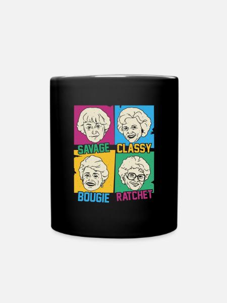 Golden Girls Grafik - Tasse einfarbig - Schwarz