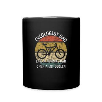 BICYCLE RAD RADL FATHER DAD GIFT - Full Colour Mug - black - Front