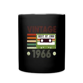 55. Geburtstag Geschenk Jahrgang 1966 - Mug uni - noir - Devant