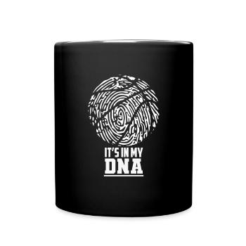 Basketball spielen ist in meiner DNA - Mug uni - noir - Devant
