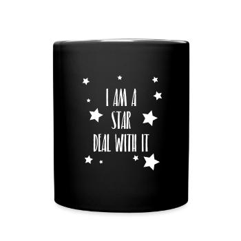 Je suis une star, supporte ça - Mug uni - noir - Devant