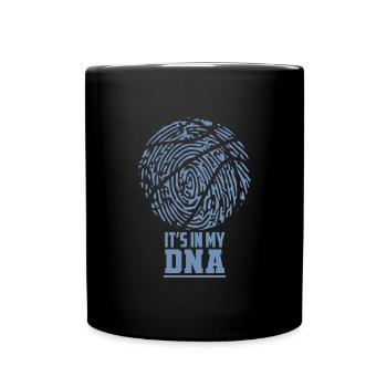 Playing basketball is in my DNA - Full Colour Mug - black - Front