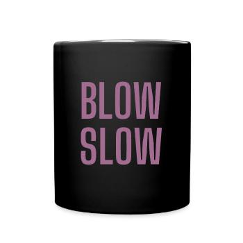 langsames pusten - Tasse einfarbig - Schwarz - Vorne