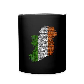 Irland Ireland - Tasse einfarbig - Schwarz - Vorne