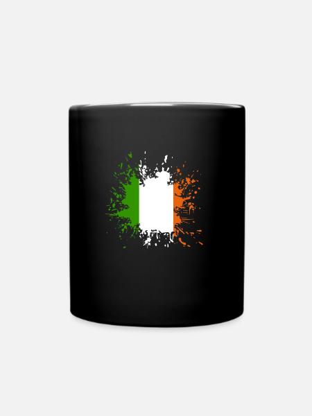 Ireland Splash - Tasse einfarbig - Schwarz